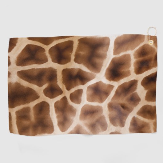 Serviette De Golf Imprimer Giraffe Safari (Horizontal)