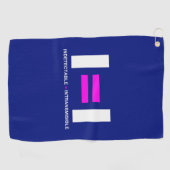 Serviette De Golf Indétectable es igual a Intransmisible VIH (Horizontal)