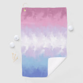 Serviette De Golf Indicateur Abstrait Bigender Pride (En situation)