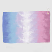 Serviette De Golf Indicateur Abstrait Bigender Pride (Horizontal)