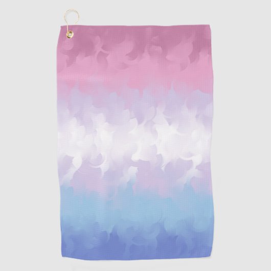 Serviette De Golf Indicateur Abstrait Bigender Pride (Devant)