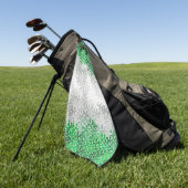 Serviette De Golf Indicateur Abstrait Grayromantic Pride (Vert)