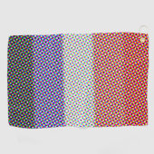 Serviette De Golf Indicateur de fierté cupioromantique Abstraite (Horizontal)