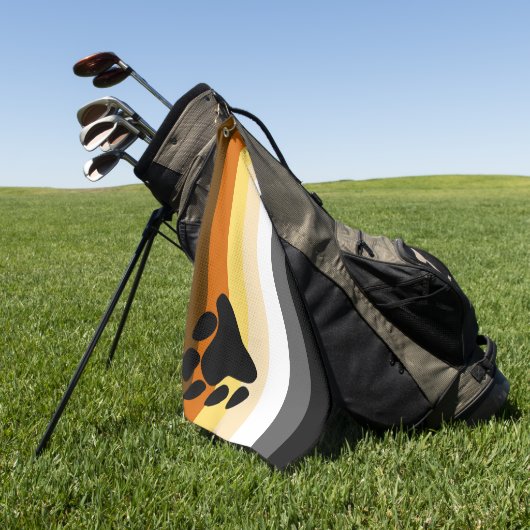 Serviette De Golf Indicateur de la fierté de l'ours (Vert)