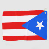 Serviette De Golf Indicateur Porto Rico (Horizontal)