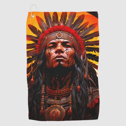 Serviette De Golf Indien (Devant)