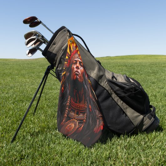 Serviette De Golf Indien (Vert)