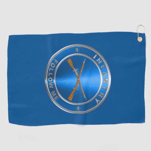 Serviette De Golf Infanterie (Horizontal)