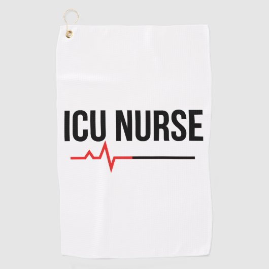 Serviette De Golf Infirmière de l'ICU (Devant)