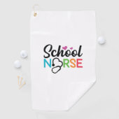 Serviette De Golf Infirmière école-cadeau (En situation)