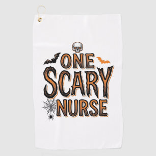 Serviette De Golf Infirmière effrayante Halloween Vintage Gravure T-