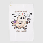 Serviette De Golf Infirmière fantôme avec potion magique - Cure pour (Devant)