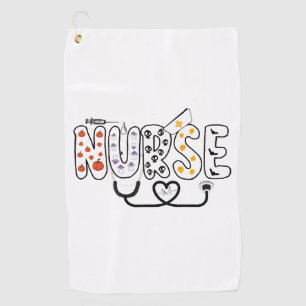 Serviette De Golf Infirmière Halloween Funny Fantôme halloween infir