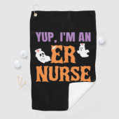 Serviette De Golf infirmière infirmière Boo Crew Urgence infirmière  (En situation)