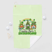Serviette De Golf Infirmière Love Shenanigans St. Patrick's (En situation)