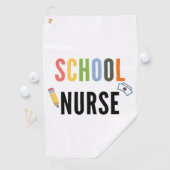 Serviette De Golf Infirmière scolaire (En situation)