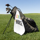 Serviette De Golf Infirmière scolaire (Vert)
