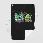 Serviette De Golf Infirmières Gnome Saint Pattys Infirmière Scrub St (En situation)