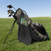 Serviette De Golf Infirmières Gnome Saint Pattys Infirmière Scrub St (Vert)