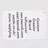 Serviette De Golf influencer (Horizontal)