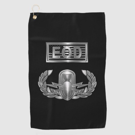 Serviette De Golf Insigne de base de neutralisation des explosifs (Devant)