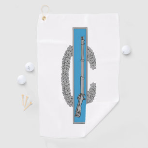 Serviette De Golf Insigne de l'Infanteur de combat CIB Armée Vétéran