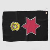 Serviette De Golf Insigne de patchs de la 6e division d'infanterie (Horizontal)