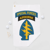 Serviette De Golf Insigne des forces spéciales - Onglet aéroporté (En situation)
