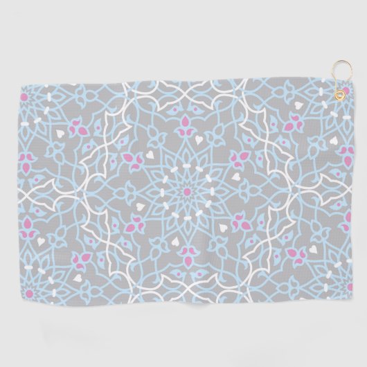 Serviette De Golf Inspiration de Mandala 2 (Horizontal)