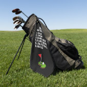 Serviette De Golf Instruction de golf Swing Sweer au trou du drapeau (Vert)