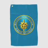 Serviette De Golf Intelligence militaire MI (Devant)