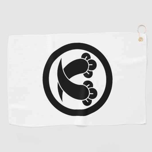 Serviette De Golf Intersecting cloves in circle (Horizontal)