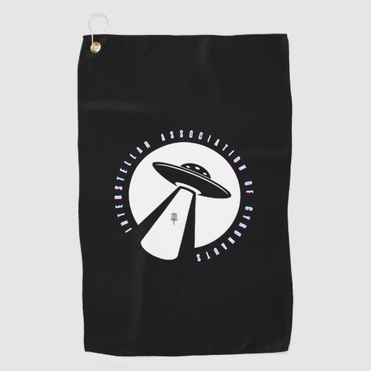 Serviette De Golf Interstellar Association of Gyronauts Disk Towel (Devant)
