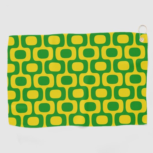 Serviette De Golf Ipanema Sidewalk Pattern, Beach Pattern, Brazil (Horizontal)