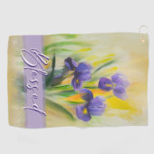 Serviette De Golf Iris (Horizontal)