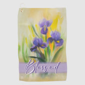 Serviette De Golf Iris (Devant)