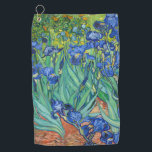 Serviette De Golf Irises par Van Gogh<br><div class="desc">Visitez mon magasin pour un design plus intéressant et plus de choix de couleurs => zazzle.com/iwheels*</div>