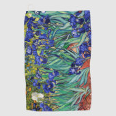 Serviette De Golf Irises par Vincent van Gogh (Devant)