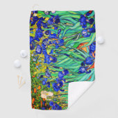 Serviette De Golf Irises par Vincent Van Gogh Golf Towel (En situation)