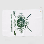 Serviette De Golf Irish Golf Ireland Golf Tour (Horizontal)