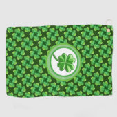 Serviette De Golf Irlandais Lucky Clover (Horizontal)