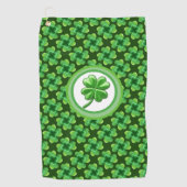 Serviette De Golf Irlandais Lucky Clover (Devant)