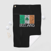 Serviette De Golf Irlande Drapeau Irlande Drapeau irlandais Drapeaux (En situation)