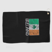 Serviette De Golf Irlande Drapeau Irlande Drapeau irlandais Drapeaux (Horizontal)