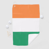 Serviette De Golf Irlande National Flag, standard irlandais, bannièr (En situation)