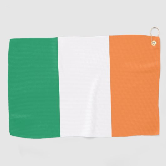 Serviette De Golf Irlande National Flag, standard irlandais, bannièr (Horizontal)