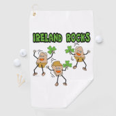 Serviette De Golf Irlande Rocks (En situation)