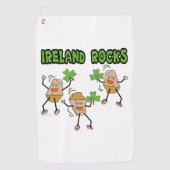 Serviette De Golf Irlande Rocks (Devant)
