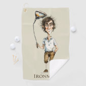 Serviette De Golf Ironman Golfer (En situation)