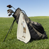 Serviette De Golf Ironman Golfer (Vert)